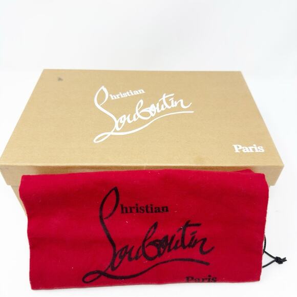 Christian Louboutin Pigalili Pot Pourri Strass Pumps Heels 37.5 - Picture 11 of 11